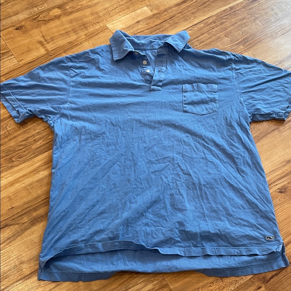 Vineyard Vines Classic Blue Polo Shirt